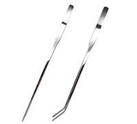 Pinces Longues Pour Aquarium - Ustensile De Nourrissage Pour Reptiles,Pinces P0ur Aquarium En Acier Inoxydable | P0ur Eau Douce Et Salée, Terrarium, Gecko, Lézard, Tortue, Axolotl, Dragon Barbu, Leopa