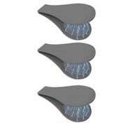 Pinces pour Rideau de Douche - 3X Fermeture en Silicone | Support Adhésif Ventproof | Pour Salle de Bain Maison Buanderie Hôtel Voyage Accessoires Rideau