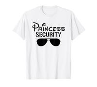 Pincess Security Shirt Men Black and White Sunglasses T-Shirt