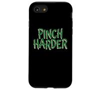 Pinch Harder St Patricks Day Funny Irish Distressed Green Case for iPhone SE (2020) / 7/8