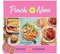 Pinch of Nom Calendar 2026 Square Wall - Recipes healthy eating Calendar with FREE Organising Stickers