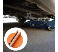 Pinch Weld Jack Adapter, Frame Rail Adapter, Magnetic Jack Pad Aluminum Slotted Puck Pinch Weld Frame Rail for Auto