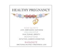 PINCHUAN Healthy Pregnancy Gifts, Healing Crystals, Pregnancy Bracelets, Healthy Pregnancy Bracelets, New Mom Bracelets, Gifts for Pregnant Moms, Gifts for Pregnant Moms, Pregnancy Gifts for Mother's