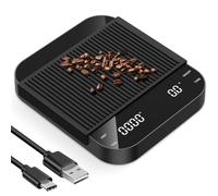 Pinci Digital Coffee Scale with Timer, 0.1g High Precision Electronic Kitchen Scale, Portable Rechargeable Espresso Scale, with Tare Function, Weighing Scale for Drip Coffee, Max Weight 3kg
