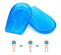 PINCOU Supination Insoles, 1 Pair X/O Type Leg Silicone Heel Wedge Insert for Supination and Pronation, Orthopedic Inserts for Posture Correcting