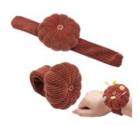 Pincushions for Sewing, 1pcs Wrist Pin Cushion, Wearable Pumpkin Shaped Sewing Needle Cushion, Portable Embroidery Needle Pin Storage for Hand Craft Knitting