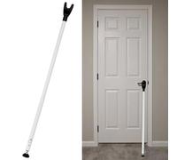 Pindex 1 Internal Door Security Bar, Adjustable Sliding Door Brace Bar 1,1-1,4 m for Patio Sliding, Apartment, Home, Hotel, Window, White