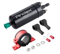 Pindex 12V Electric High Pressure Fuel Pump 0580464070, External Inline Fuel Pump with Bracket