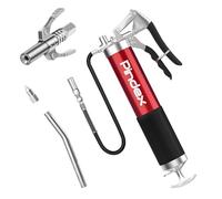 Pindex Grease Gun Set with Coupler, Manual Grease Gun Kit with 18in Flexible Hose for Cartridge 400g, for Excavator, Harvester, Automotive Motorrad, Farm Equipment, Loader, Crane, Road roller, Paver