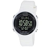 PINDOWS Women's Digital Sport Watch - Unisex, Teenagers - Waterproof, Countdown Stopwatch, Multi-Functional Wrist Watch with 3 Groups Alarm and Light