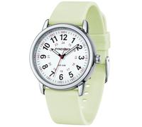 PINDOWS Womens Silicone Band Design Analog Quartz Wrist Watches for Young Women Ladies, Students, Waterproof Unisex Watch Luminous Dial.