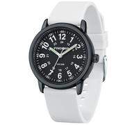 PINDOWS Womens Silicone Band Design Analog Quartz Wrist Watches for Young Women Ladies, Students, Waterproof Unisex Watch Luminous Dial.