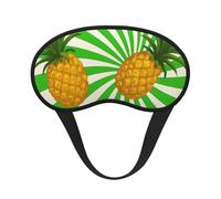 Pine and Green Vortex Composite Cloth Black Edge Eye Mask Men and Women with Elastic Band