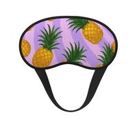 Pine and Purple Vortex Composite Cloth Black Edge Eye Mask Men and Women with Elastic Band