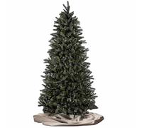 Pine Artificial Christmas Tree 8ft Full Realistic Traditional with Metal Stand Easy Assembly for Home Office Party Decoration (6.5ft)