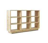 Pine Bookcase High Pine Wood