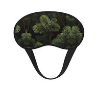 Pine Branches Sleep Mask Soft Eye MaskBlindfold Eyeshade Smooth Comfortable Eye Cover with