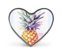 Pine Button Pin Design Your Own Personalized Pin Cute Button Badge Exquisite Heart Badge Fashion Brooch Metal Decorative Lapel Pins for Hat Clothes Backpack