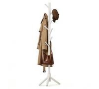 Pine coat stand, clothes rack, hat stand with 8 hooks