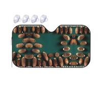 Pine Cone Border It is a car Windshield Sun Visor, which Does not take up Too Much Space and Protects The Environment Inside The car.