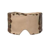 Pine Cone Border Print Print Soft Eye and Ear Muffs for Adults Sleeping Protection Cover for Travel Nap Relief