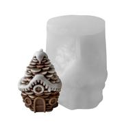 Pine Cone Candle Mold, Flexible Silicone Casting Molds for Soap, Resin, and Plaster, Christmas DIY for Art Teachers & Holiday Projects Creative Workshops 2.76x2.68x4.33 Inches