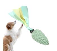 Pine Cone Dog Chew Toy, Pine Cone Dog Toy | Squeaky Rope Chew Toy for Dogs with Bite Strips | Soft Pet Toy for Teething Playing and Training
