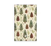 Pine Cone Light Switch Cover Plates/Outlet Covers, Green Natural Forest Design for Home Decor, Thermoplastic Wall Plates, Standard Size Blank Cover Plate