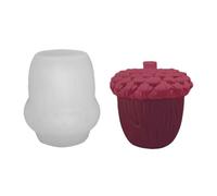 Pine Cone Silicone Mold, Silicone 2.95x3.03 Inch - Christmas Pine Cone Candle Mold with 3D Pıne Pıne Cone Candle Molds, Silicone Home Making Móld Soap Clay Móld | 3D Pıne Pıne Pussy Cand。