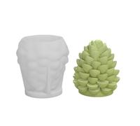 Pine Cone Silicone Mould, Silicone 2.95 x 3.03 Inch - Christmas Pine Cone Candle Mould with 3D Pıne Coñe Candle Molds, Silïcone Home Making Móld Soap Clay Móld | 3D Pıne Coñe Cande-Shaped Molds