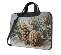 Pine Cones Vintage Laptop Bag Laptop Case 15.6 Inch Computer Bags Padded Sleeve Cover For Women Men