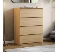 (Pine) Denver 4 Drawer Chest Bedroom Storage Unit
