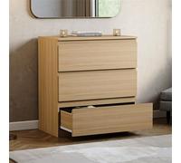 Pine Designs Denver 3 Drawer Chest Of Drawers Storage