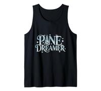 Pine Dreamer Winter Pine Tree Snowflakes Tank Top