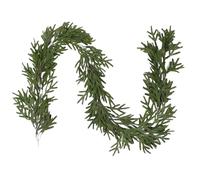 Pine Garland- 6.5Ft Artificial Greenery Vine for Winter Charm, Realistic Holiday Accent with Table Runner or Mantel Decoration, Christmas Centerpiece for Home New Year Party