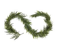 Pine Garland Realistic | Real Touch Winter Pine Garland | Faux Decor Wreath for Holiday Winter Indoor Gathering Wall Activities Mantle Table Outdoor