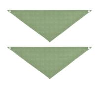Pine Green Plaid Bandanas for Dogs 2Pcs Puppy Holiday Bandanas Scarf Pet Accessories Cat Bandana Collar