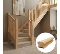 Pine Handrail Duchess 2.4M - 41mm Groove For Spindles Uk Manufactured Traditional Products Ltd