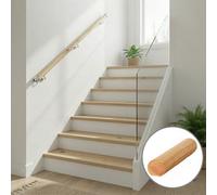 Pine Handrail Mopstick 3.0M Wall Mounted Handrail Uk Manufactured Traditional Products Ltd
