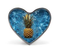 Pine in The Pool Button Pin Design Your Own Personalized Pin Cute Button Badge Exquisite Heart Badge Fashion Brooch Metal Decorative Lapel Pins for Hat Clothes Backpack