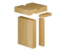 Pine Internal Door Frame Set - Single Set, 94mm x 28mm, White Primed
