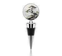 Pine on Mountain Slope Bottle Stoppers Wine Bottle Stoppers Reusable Bottle Saver Sealer Wine Corks for Wine Champagne Beer Spirits Collection