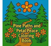 Pine Paths and Petal Peace Coloring Book: From Towering Trees to Delicate Blooms