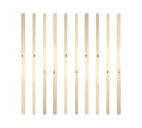 Pine Plain Square Stair Spindles 900mm x 41mm - Unfinished Timber Spindles for 41mm Groove Rails - Straight Square Staircase Spindles for Modern or Traditional Interiors - Pack of 10 Spindles