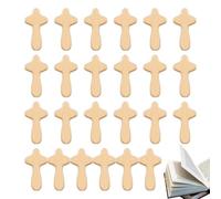 pine Prayer Cross For Hand, Small Hand Held Pine Wooden Cross, Holding Cross, Small Wooden Crosses In Bulk, Clinging Cross To Fit In Your Hand, Palm Cross For Praying, Necklaces Bracelets Decor