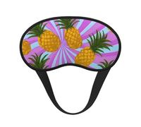 Pine, Purple and Blue Vortex Composite Cloth Black Edge Eye Mask Men and Women with Elastic Band