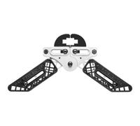 Pine Ridge Archery Kwik Stand Bow Support, Fit on Most Bow Limbs, Perfect for Ground or Box Blind Hunting, White/Black