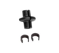 Pine Ridge Archery Slotted Kisser Button (Pack of 1), Black