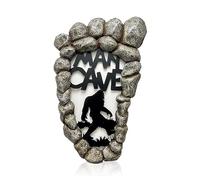 Pine Ridge Hanging Bigfoot Footprint - Bigfoot Man Cave Decor, Sasquatch Wall Art, Bigfoot Office Decor For Men