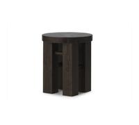 Pine Stool Dark Brown